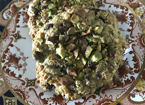 Avocado Oatmeal Raisin Cookies